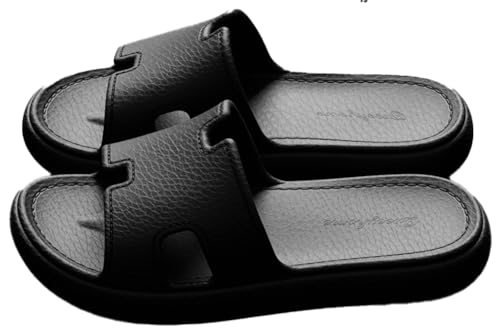 Caistre Women's Pillow Slippers Non-Slip Shower Sandals Soft Slipper Slides Dry Quickly Home Shoes Comfortable Beach Slipper Sandals