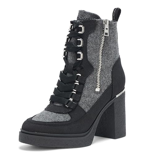 Image of DKNY Women's Toia Platform Combat Boot with Block Heel