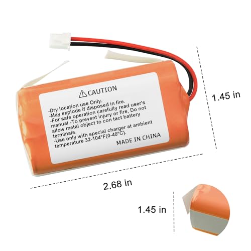 Image of RVBAT85003 RVBAT850 Battery Replacement for Shark Matrix Plus 2-in-1 Robot | RV2400 RV2520 AV2501S UR2450 UR2450WD UR24503DUS UR2450WXUS UR2450LBUS RV9123S1US RV26101EUS RV26102EUS RV2400WBUS RV24003DUS