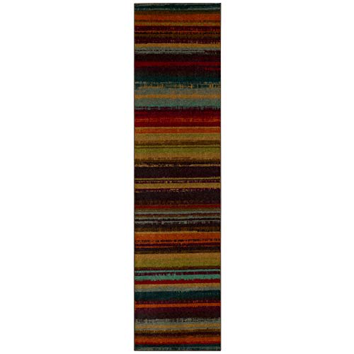 Mohawk Home New Wave Boho Stripe Runner Area Rug, 2'X8', Multi #TOP1