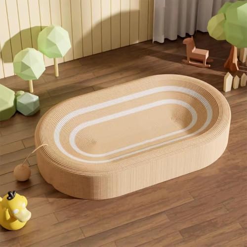 猫 爪研ぎ 麻 ベッド 猫 段ボール 猫のベッド オシャレ ねこ つめ マット 耐久性 遊び保護 猫用爪 天然サイザル麻 猫ベッド 滑り止め 猫ソファー 家具破壊防止 運動不足改善 ストレス解消 ネコの 猫おもちゃ ペット用品 (B)