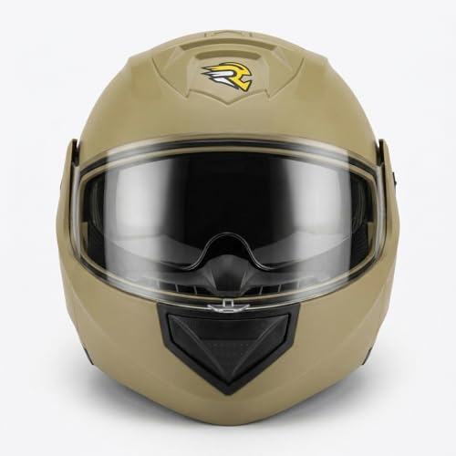 Image of Rydr AC Dx Flip-Up Full Face Motorbike Helmet | | Durable Two-Wheeler Helmet for Men and Women | Comfortable Fit with Air Ventilation for Safe Bike & Scooter Riding