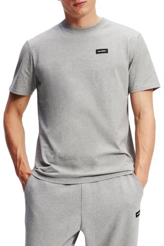 Sweat à capuche Karl Lagerfeld noir pour homme au style streetwear minimaliste