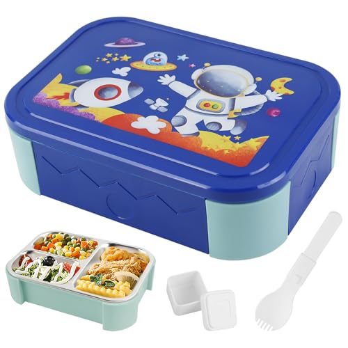 Lvjkes Porta pranzo con 3 Scomparti, 304 Alimenti acciaio...