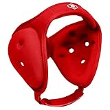 Matman Dynasty Adult Wrestling Headgear – Men & Women’s Soft & Comfortable Protective Ear Guards for Wrestling, BJJ & MMA (Red)