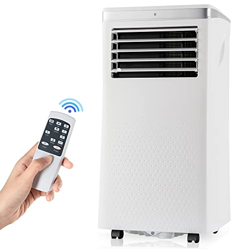 Image of Electactic Portable Air Conditioner With 3-in-1 Function, Cooling, Dry, Fan, Remote Control, Compact with 24 Hours Timer & Sleep Mode, White, 8000BTU /11D2 (A4211D2-8K)