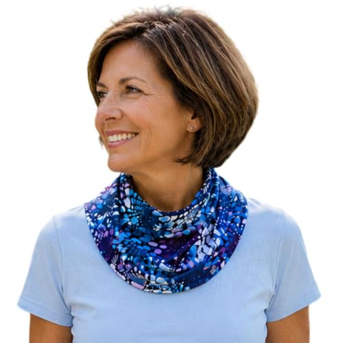 Image of BANDI UPF 50+ Sun Protective Wrap - Reversible Neck Gaiter, Lightweight Scarf with UV Protection for Travel, Made in USA
