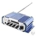 rongweiwang Kentiger HY-604 4x42W Hi-Fi Car o Amplificador USB/SD/DVD/Entrada de micrófono Amplificador...