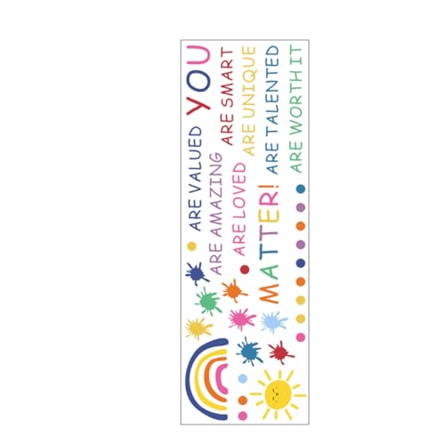Vinilos decorativos motivacionales con diseño acuarela 90x30 cm