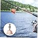 HANABASS 10Pcs Fishing Bells with Eagle Clamp Loud Alerts for Rods Easy Attachment for Sea Fishing Durable Design for Anglers