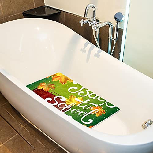 Tapis de bain antidérapant lavable avec ventouses de fixation - 5