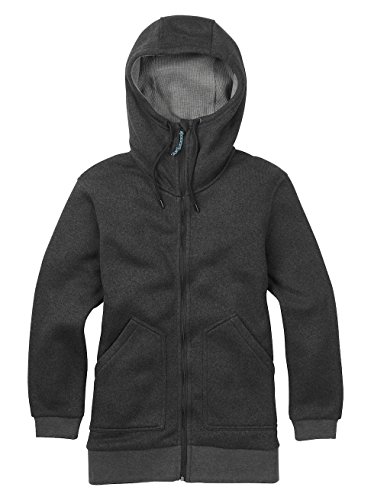 Burton Women's Minxy Full Zip Sweater (Black Heather, Medium)