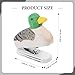 Moyeetings Wooden Animal Stapler Animal Statue Tabletop Decor Figure Model Fun Stationery Art Figurine Desk Stapler for Office Students, Duck Shape