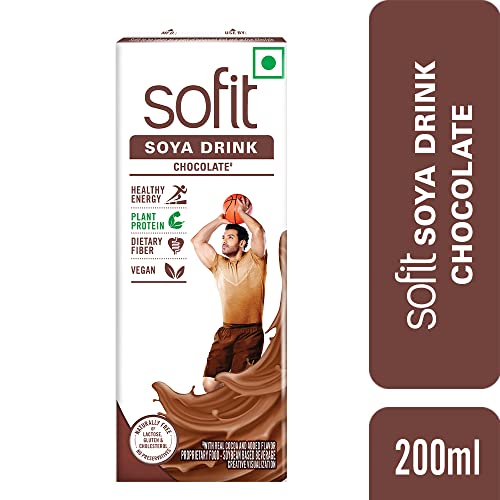 Image of Sofit SOYA Milk Chocolate, 200ml (Pack of 8)
