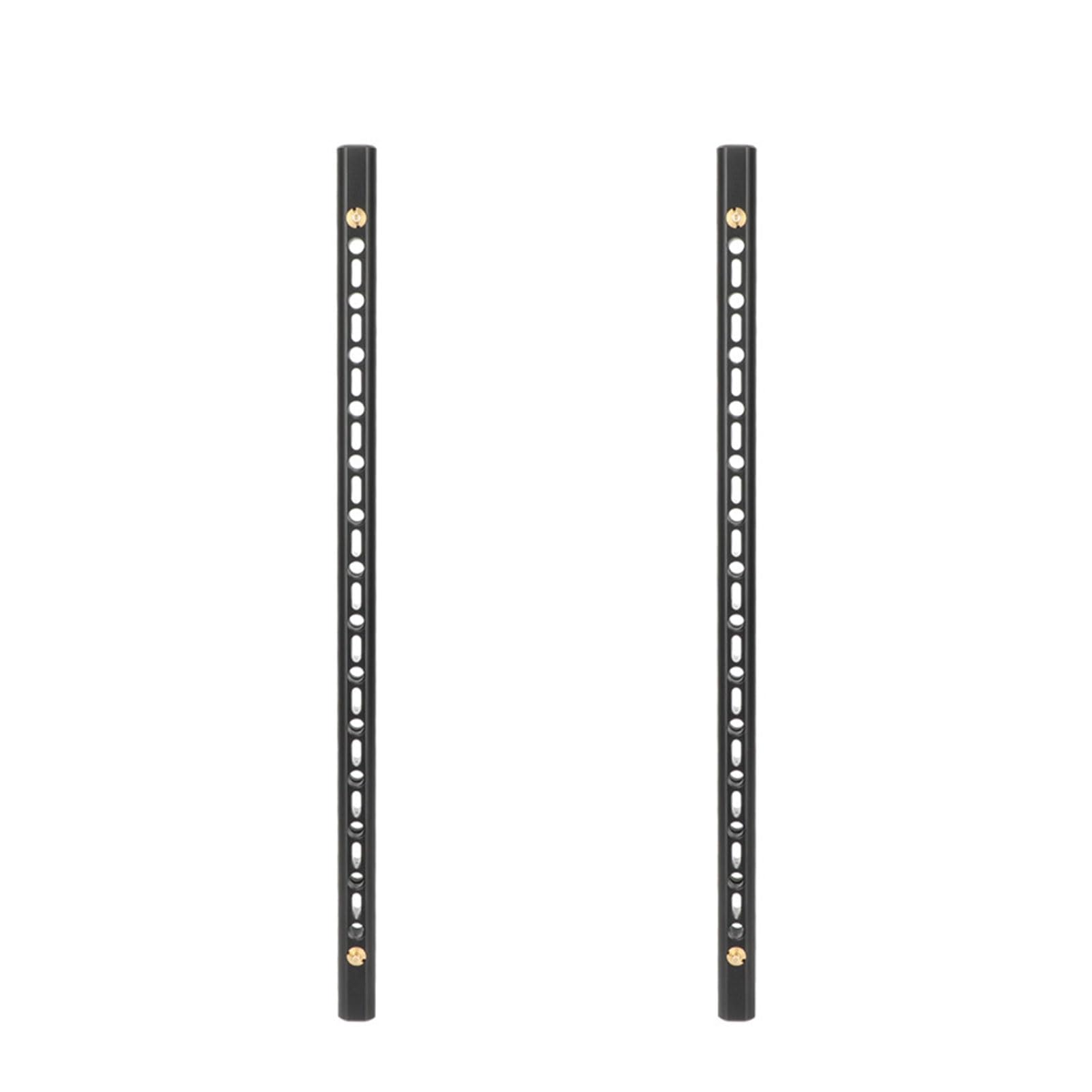 Tubo prolunga multifunzione con asta da 15 mm con fori per viti da 1/4 pollice per supporto per videocamera DSLR Supporto per fotocamera regolabile