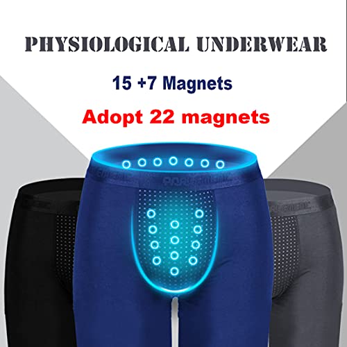 Ouruikia Men's Thermal Underwear Thermal Bottoms Magnetic Thermal Pants Modal Base Layer Bottoms Long Johns Pants4