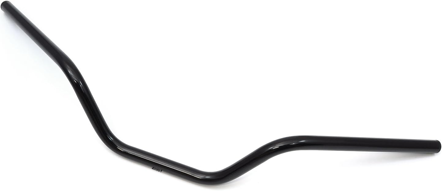 Black Flat Track #24 Handlebars 7/8" - Fits Honda Kawasaki Suzuki Yamaha Motorcycle Dirt Trike ATV