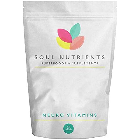 Vitamins B6, B12, Folic Acid & D3 Neuro Vitamins 120 Tablets UK Manufactured Cover