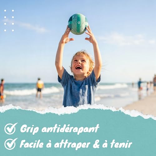 Momevo® BeachBuddy Ballon Eau Néoprène Enfants, Jungle, Taille 2, Ø 16 cm – vue 4