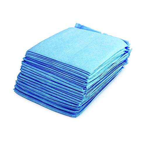 Medpride Disposable Underpads 23'' X 36'' (50-Count) Incontinence Pads, Chux, Bed Covers, Puppy Training | Thick, Super Absorbent Protection For Kids, Adults, Elderly | Liquid, Urine, Accidents #TOP3