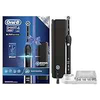 Oral-B Smart 4 4500 CrossAction Spazzolino Elettrico Ricaricabile, 1 Manico Nero Connesso...