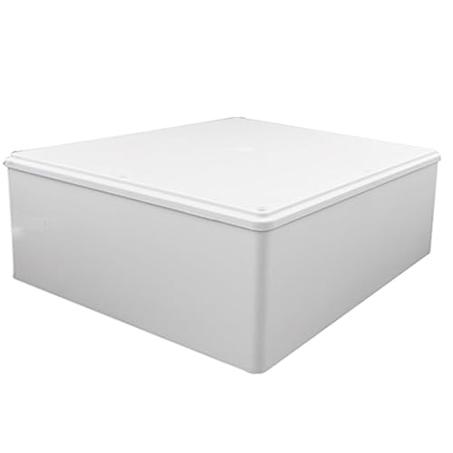 Caja impermeable de plástico ABS de 12 x 12 x 6 pulgadas, cajas de conexiones IP65 con junta, caja de conductos de conexión universal para proyectos