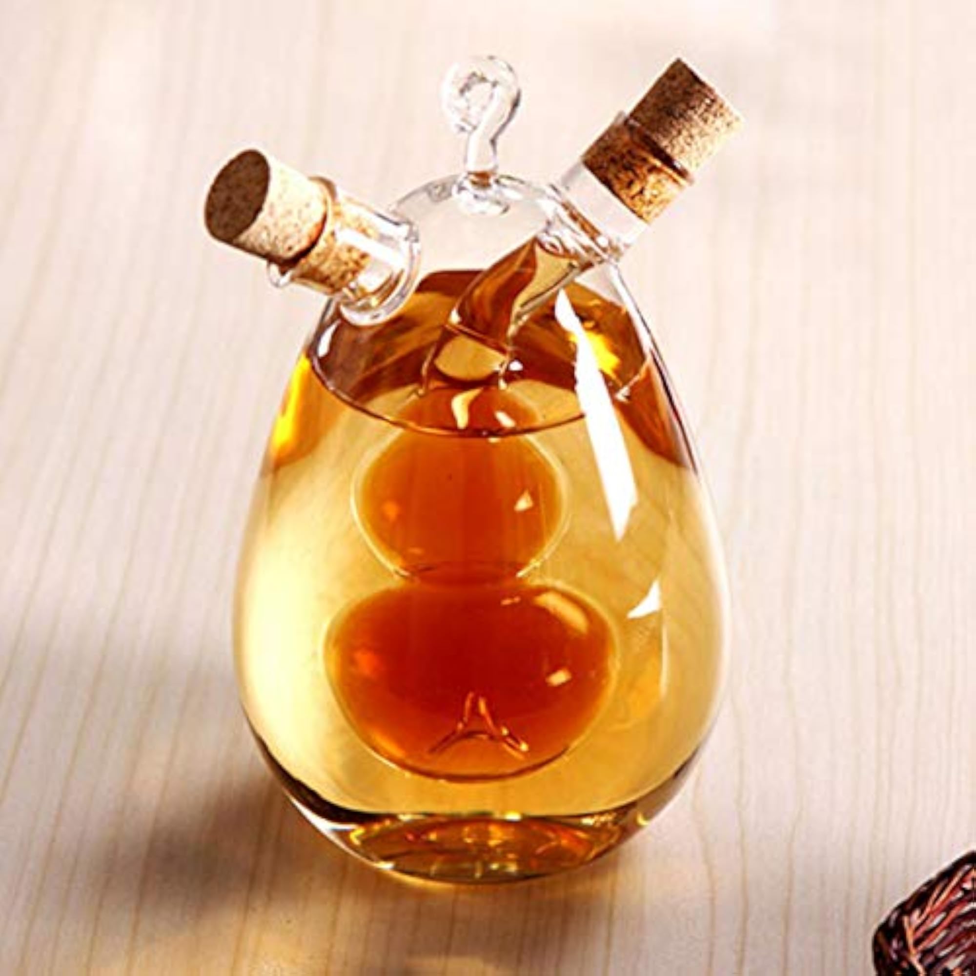Glass Oil Pot, Anti-leak Transparent Storage Container