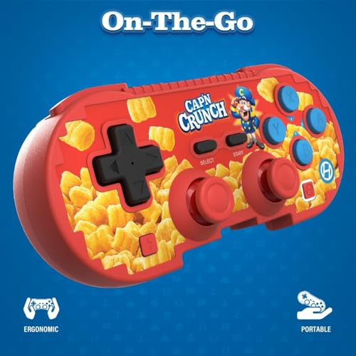 Image of Hyperkin Limited Edition Pixel Art Wireless Bluetooth Controller - Officialy Licensed - Cap'n Crunch Controller For Nintendo Switch 2 / Switch /Oled, PC, Mac, Android, iOS