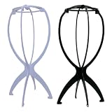 [Fácil de transportar] El soporte para pelucas se pliega para facilitar su transporte. Este diseño garantiza que sea fácil de guardar y transportar, perfecto para viajes.