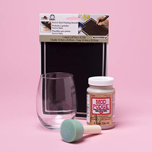 Mod Podge Mega Glitter Argenté colle et vitrifie avec paillettes