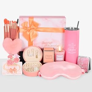 Birthday Pamper Gifts for Women Friends, Mothers Day Hamper Gifts for Mum, Valentines Hamper Gifts for Her Girlfriend, Personalised Mug Christmas Gifts for Women Best Friends Sister