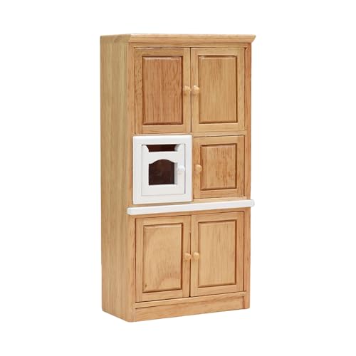 Maison en bois pour poupées avec meuble de cuisine miniature et chambre