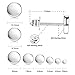 White Gold Plated Sterling Silver Dot Stud Earrings 3mm-10mm Options, Flat Round Disc Studs Hypoallergenic Jewelry (3mm)