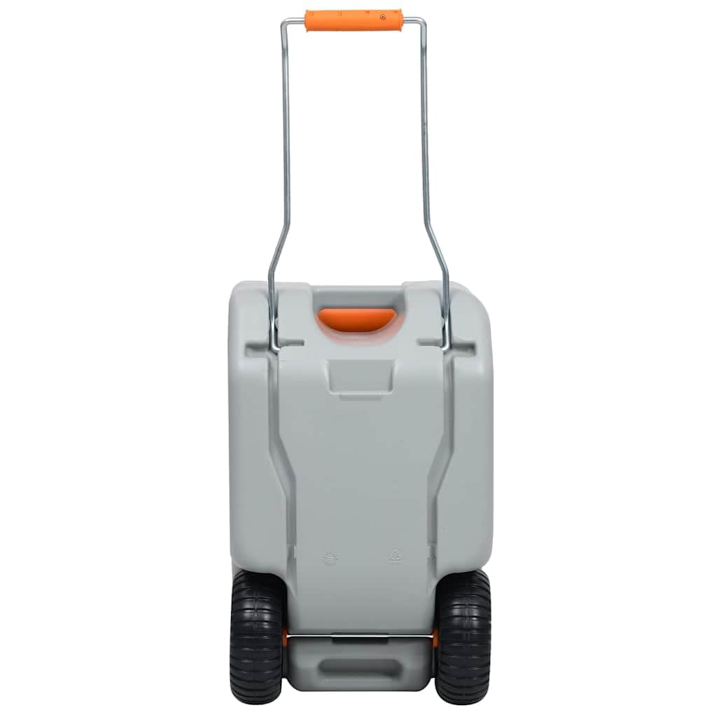 25 L Camping-Wassertank mit Rollen, Abwasserauslass & Griff