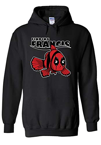 PatPat Store Finding Francis Deadpoool Funny Novelty Black Men Women Unisex Hooded Sweatshirt Hoodie-M