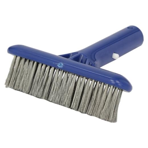 Pentair R500012 410 Molded Back Stainless Steel Algae Brush for Plaster, Concrete and Gunite Pools, 6-Inch
