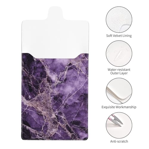 Funda para Laptop 13 pulg. Cuero Acolchada Morada miniatura 3
