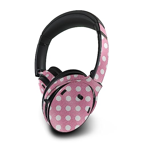 Image of MightySkins Glossy Glitter Skin Compatible With Bose QuietComfort 45 Headphones - Mini Dots | Protective, Durable High-Gloss Glitter Finish | Easy to Apply, Remove, and Change Styles | Made in The USA