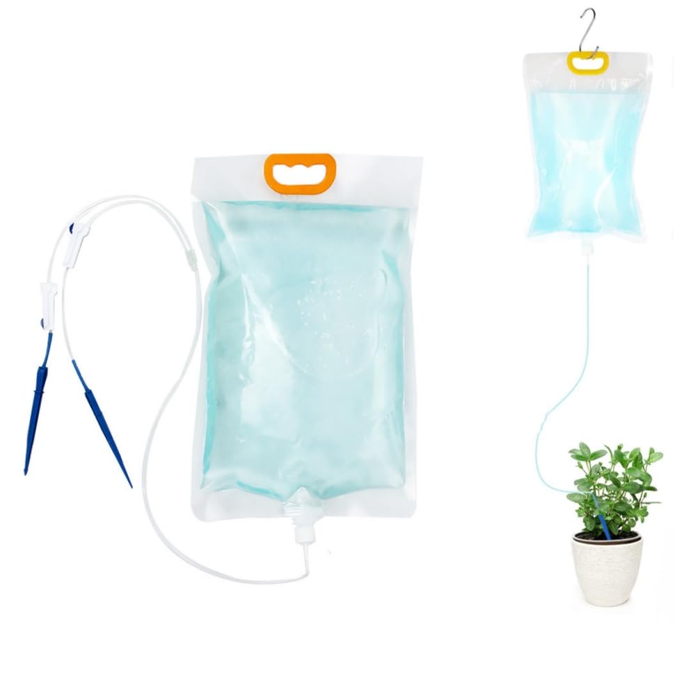 3500ml Plant Life Drip Watering Bag with Adjustable Flow Automatic Plant Watering System Devices Waterer Spikes for Indoor Outdoor Potted Plant,Plant Automatic Watering System (B0CWD1GMBT) Amazon Price History, Amazon Price Tracker