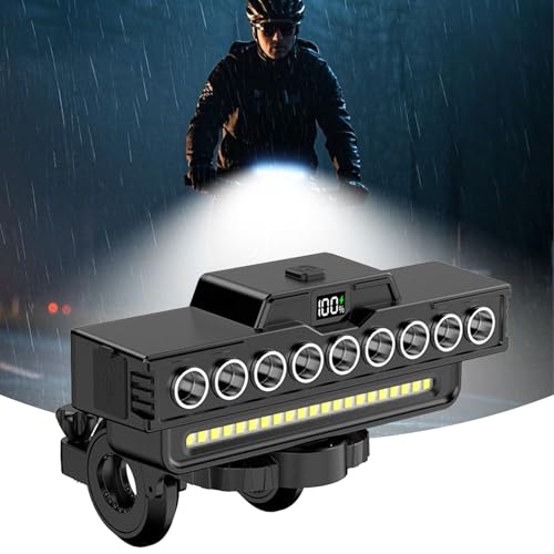 Lumière cyclable 130 DB avec klaxon intégré pour rouler en sécurité - 3