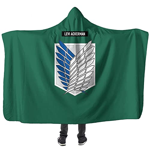 Regalo ideale: se la tua famiglia o i tuoi amici amano gli anime, la nostra coperta con cappuccio è il regalo ideale.