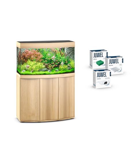 JUWEL Aquarium - Vision 180 Kombination Helles Holz Premium-Bundle