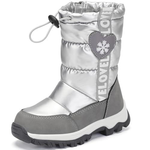TZJS Schneestiefel Kinder Winterstiefel Mädche Winter Warme...