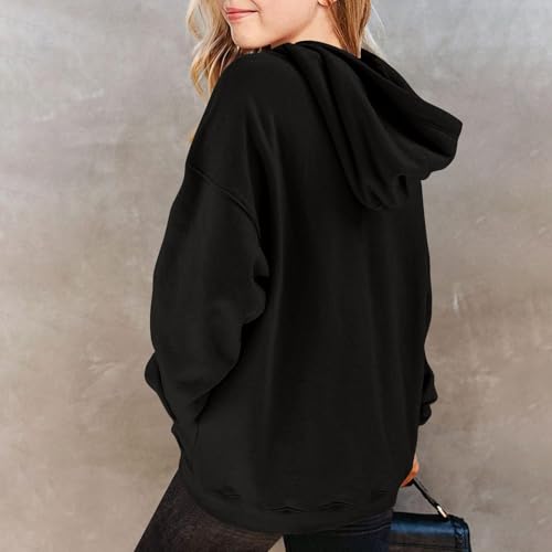 Hoodie For Kids Girls Fall Sweatshirt Cute Long Sleeve Pullover Preppy Winter Soft Sweater With Pockets 2-14 Yrs2