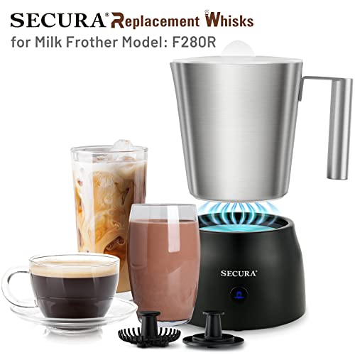 Secura Replacement Whisk Set For Electric Automatic Milk Frother And Hot Chocolate Maker Machine F280R #TOP1