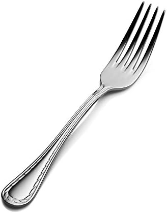 Bon Chef S405 Stainless Steel 18/8 Amore Regular Dinner Fork, 7-19/32" Length (Pack of 12)