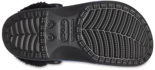 Image of Crocs Unisex Adult Baya Lined Fuzz Strap Clogs