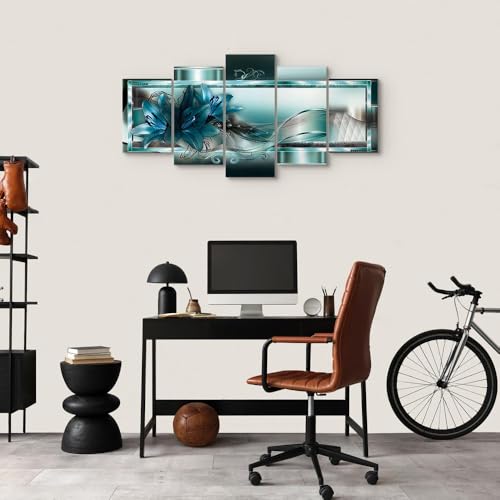 Cuadros B&D XXL - Grand Tableau Décoration Murale Chambre, Lys, 200x100 cm – vue 9