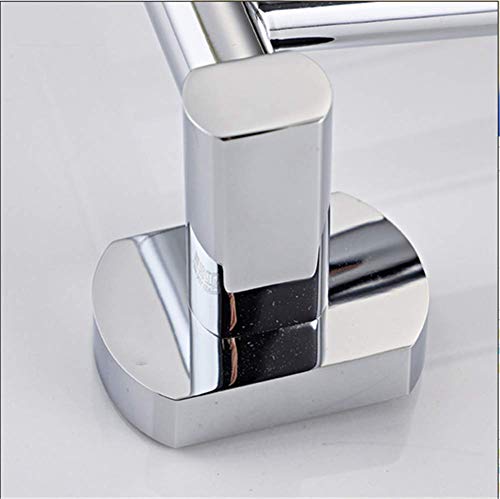 Porte-serviettes mural compact 38.5 cm parfait pour optimiser les petites salles de bain - 3