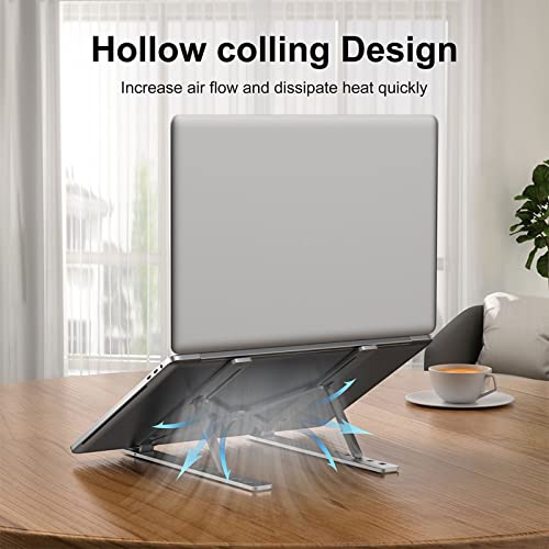Base portátil ajustable para laptops aluminio plegable miniatura 5